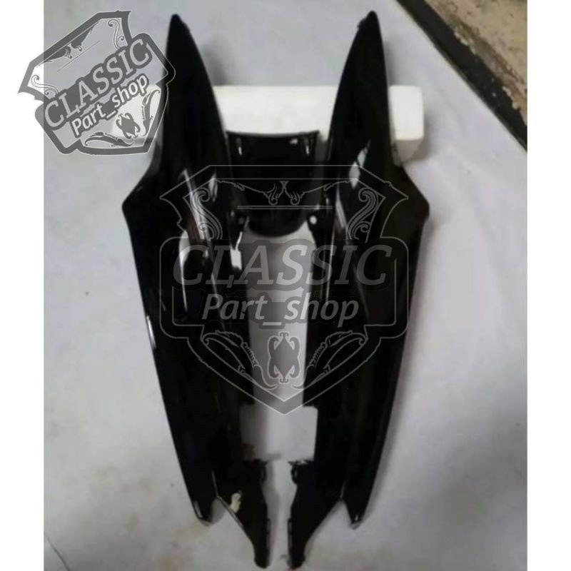 Cover body supra fit new body belakang motor supra fit new warna hitam