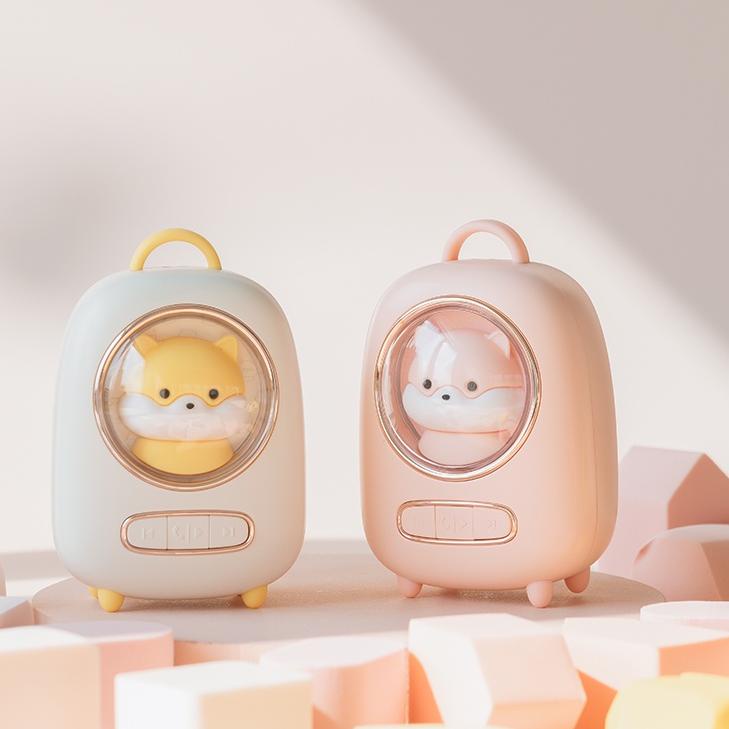 Terbaru.. ✅COD CORN 5W Cute Wireless Speaker Bluetooth Portable Mini AUX Stereo Bass Speakers Lucu K