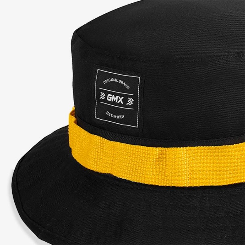 GEOFF MAX OFFICIAL | JUNGLE HAT | TOPI RIMBA | BLACK YELLOW | ORIGINAL