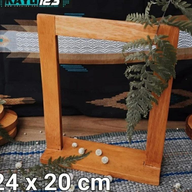 

(W-U-Q✪) WOODEN STAND DISPLAY 24 X 20 CM STAND MENU (WD-07) siap dikirim