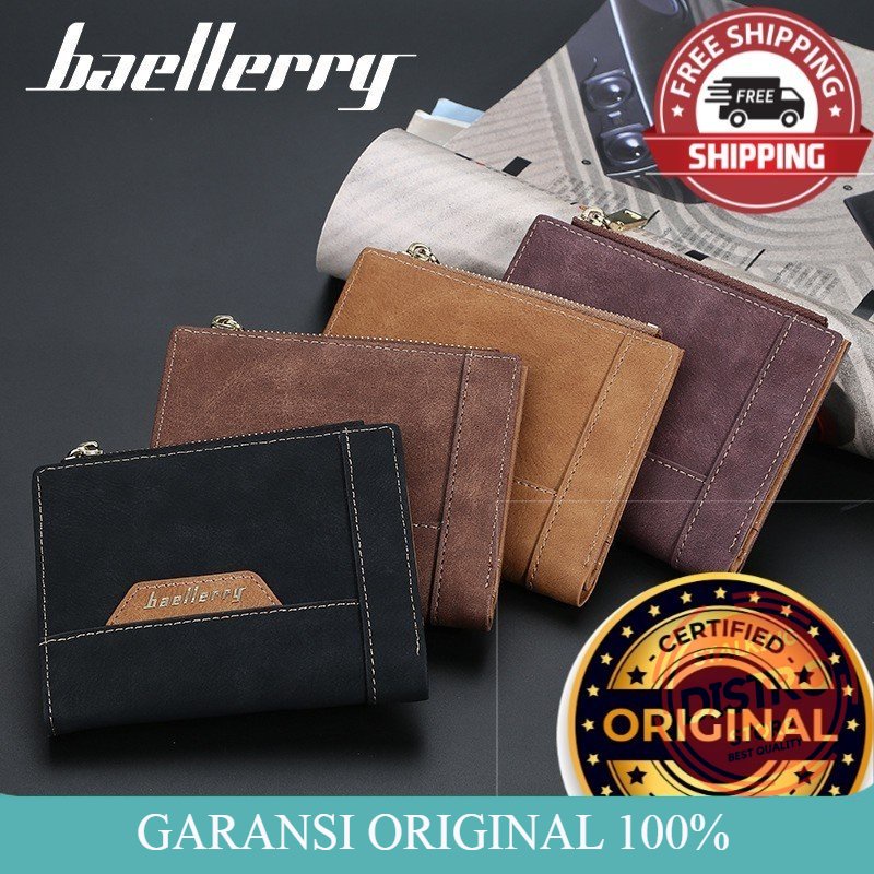 Dompet Pria BAELLERRY DR053 ORIGINAL Dompet Lipat Pria Baellerry