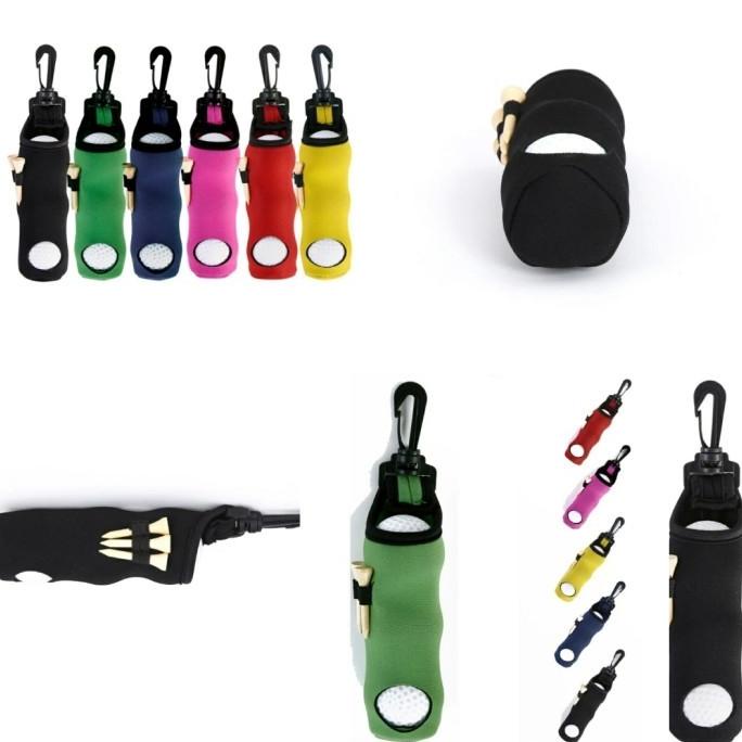 Baru Portable Kecil Tas Bola Golf Golf Tee Pemegang Clasic Golf