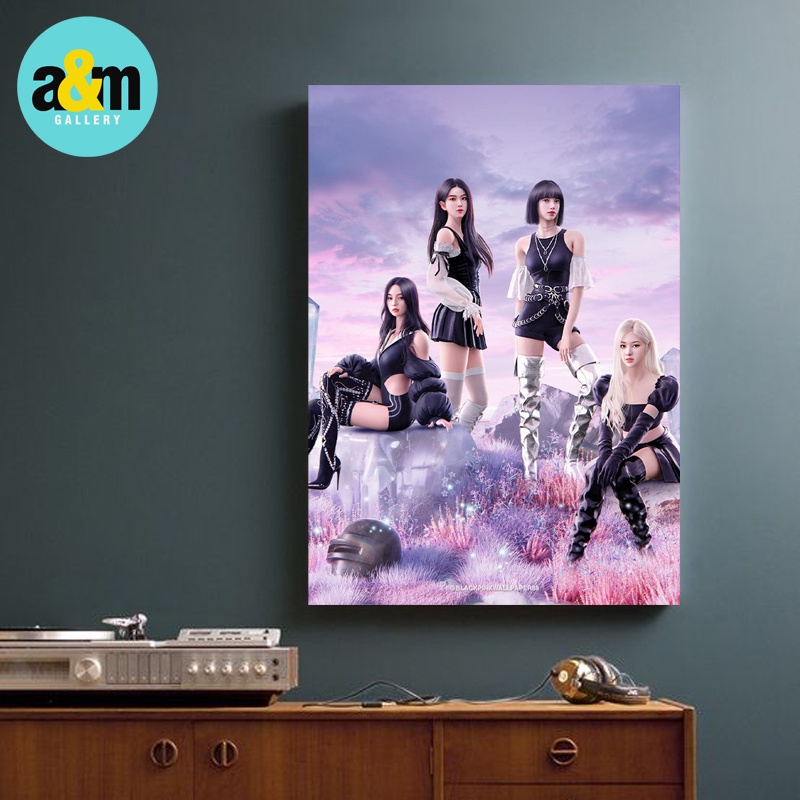 Poster Kayu BLACKPINK AESTHETIC I Hiasan Dinding Dekorasi Kamar I Poster Kayu K-POP Dekorasi Kamar - A&amp;M