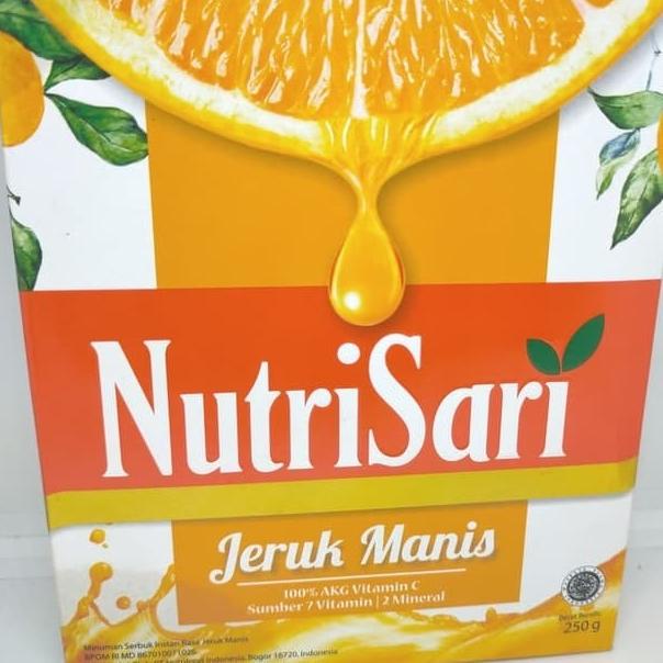 

TERBARU NUTRI SARI JERUK MANIS 250GR DISCOUNT