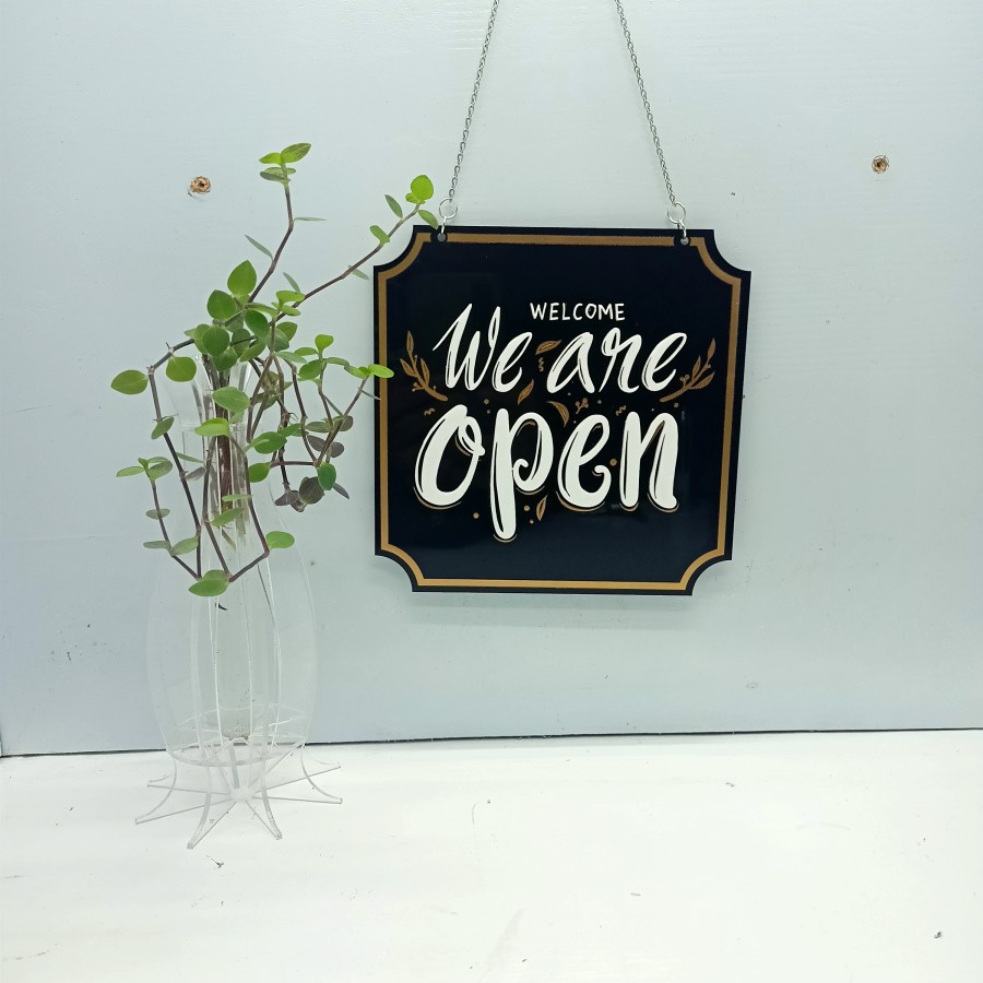 Sign Open Close / Sign Buka Tutup / Sign Akrilik Type 2