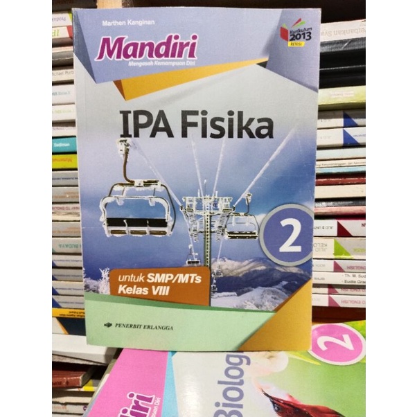 buku mandiri fisika kelas 8/VIII/2 smp mts erlangga revisi