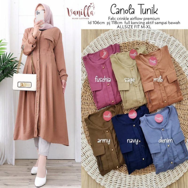 Canola Tunik Fashion Wanita by Vanilla