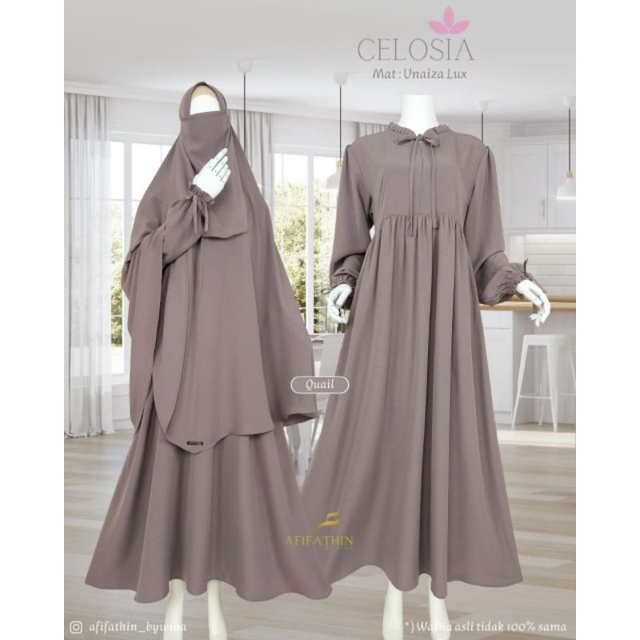 Set gamis Celosia by Afifatin