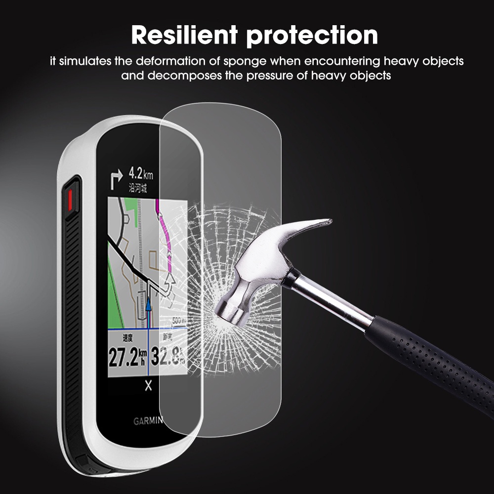 Pelindung Layar Tempered Glass 2.5D Anti Gores / Ledakan / Sidik Jari 9H Untuk Garmin Edge Explore 2