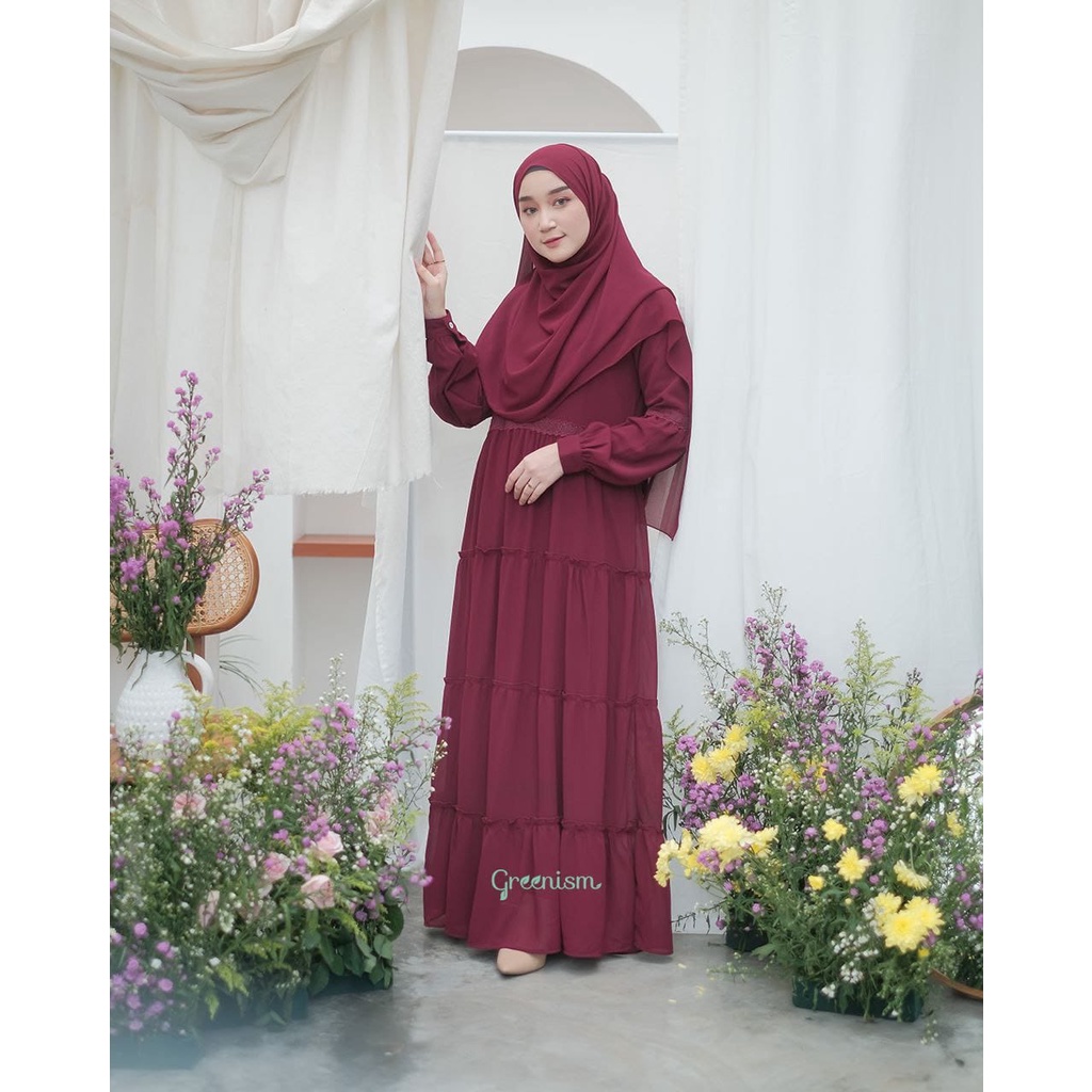 Greenism Gamis Clarinda Quality Premium Syari'i