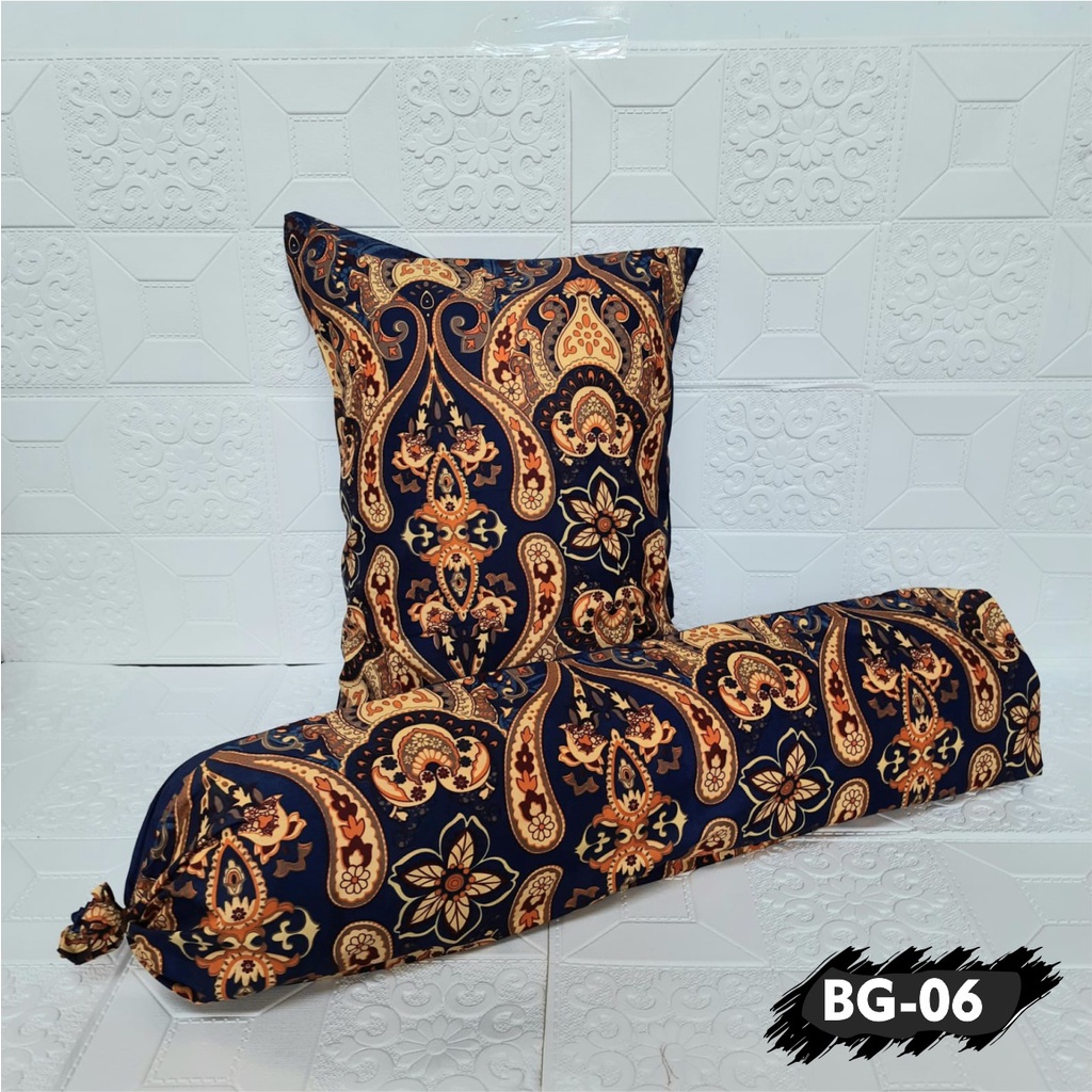 PROMO SARUNG BANTAL 2 IN 1 SARUNG GULING MOTIF BAHAN KATUN TEBAL HALUS DAN NYAMAN  - TERMURAH