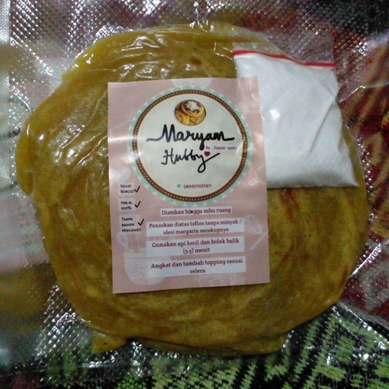 

Roti Maryam Hubbi| Roti Canai| Makanan khas Timur tengah Varian Coklat