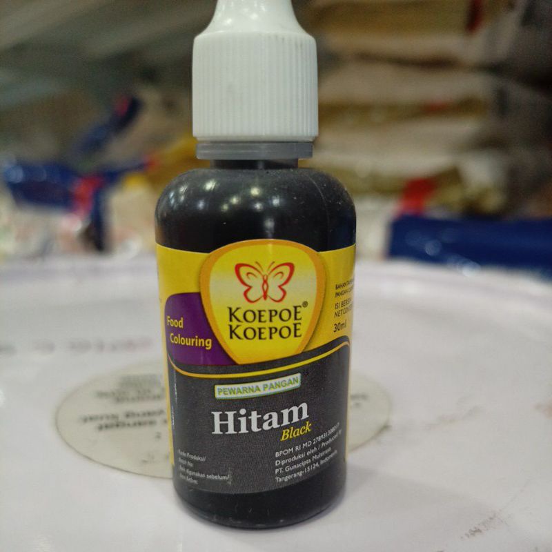 

Koepoe-Koepoe Pewarna Pangan Hitam 30ml