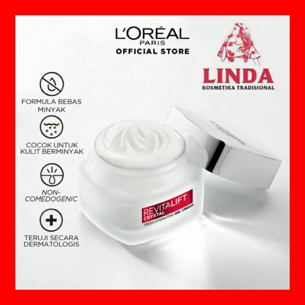 LOREAL REVITALIFT CRYSTAL GEL CREAM 50/15 ML
