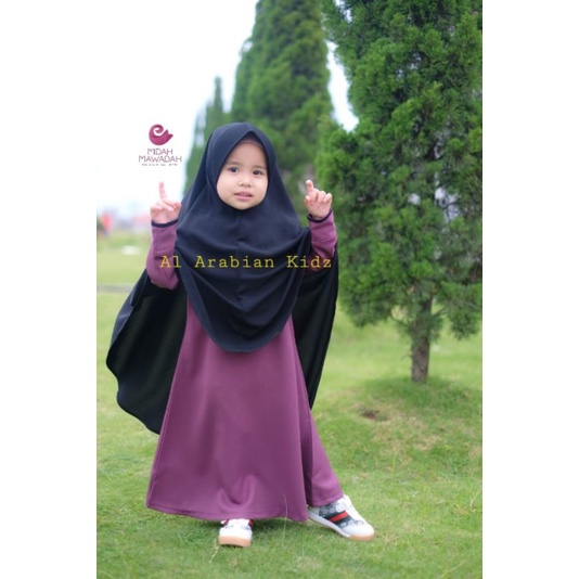 Aneeqa Gamis Anak Zainab Kids Gamis Anak Syari Al Arabian Al Banaat Jual Gamis anak Lurex Kids Ashfa