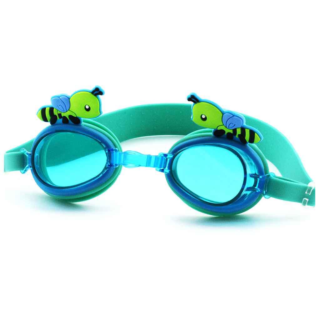 Silikon Anak Anti Kabut Lebah Kacamata Renang Kolam Renang Safety Children Swim Glasses