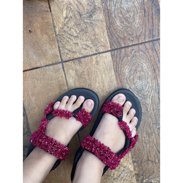 cyla beads sandals