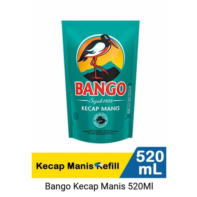 

Bango Kecap Manis Refil 520 ml 720 gr