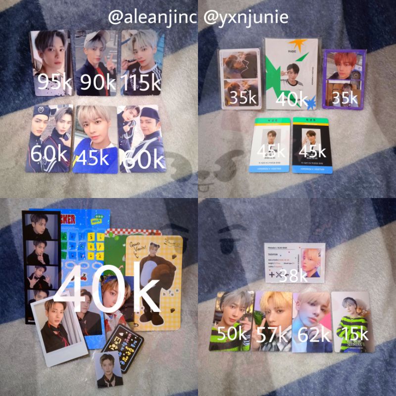 PHOTOCARD TAEHYUN TXT PC TYUN TDCM TDCE MINISODE TCCF TCCFOE MAGIC ETERNITY ID AR VR R HOUR 3 DECO K