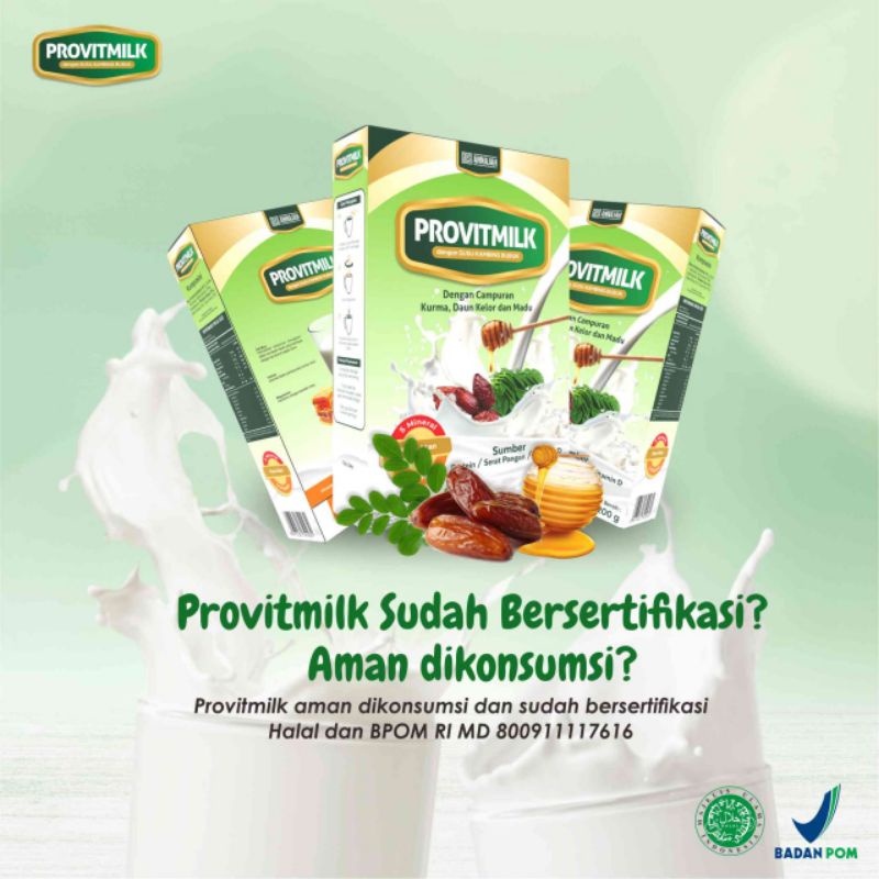 PROVITMILK Susu Kambing Plus Herbal | Untuk nyeri Sendi