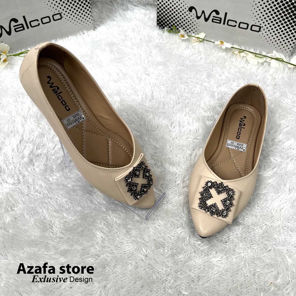 Walcoo Sepatu Flatshoes Wanita BONANO