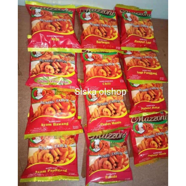 

Bubuk tabur MAZZONI 100gr Aneka rasa