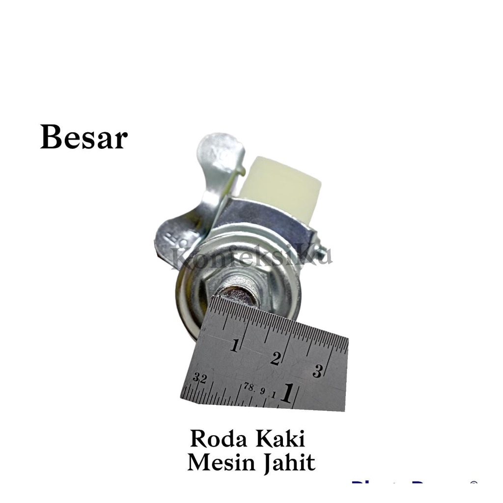 Mutiaradstore Roda Kaki Mesin Jahit Industrial Drat Kecil Besar / Roda Mesin Jahit