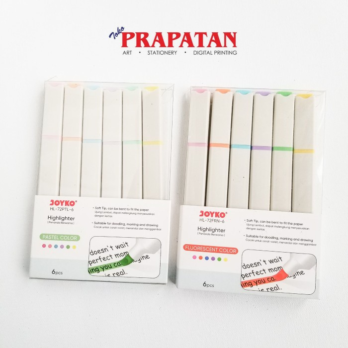 

Joyko Highlighter Pastel Fluorescent HL-72 - 72FRN Fluo.