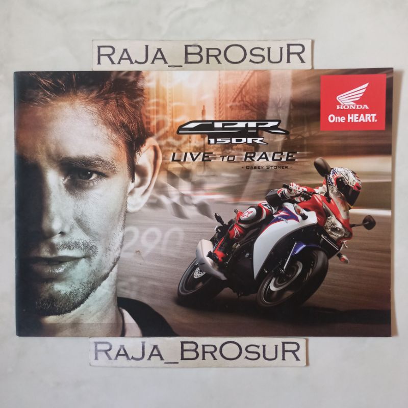 Poster brosur katalog booklet Honda CBR150R/CBR 150R/CBR 150 R CBU Thailand 2011 Repsol Honda MotoGP