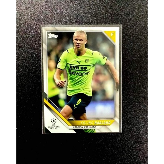 Kartu Bola Topps 2022 Erling Haaland BVB Borussia Dortmund #1