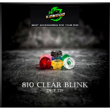 DRIPTIP 810 CLEAR BLINKZ KOMODO ORIGINAL TERBARU