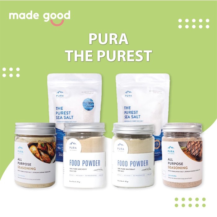 

Pura - Sea Salt, Seasoning, Food Powder - Bumbu Himalayan Salt Alami