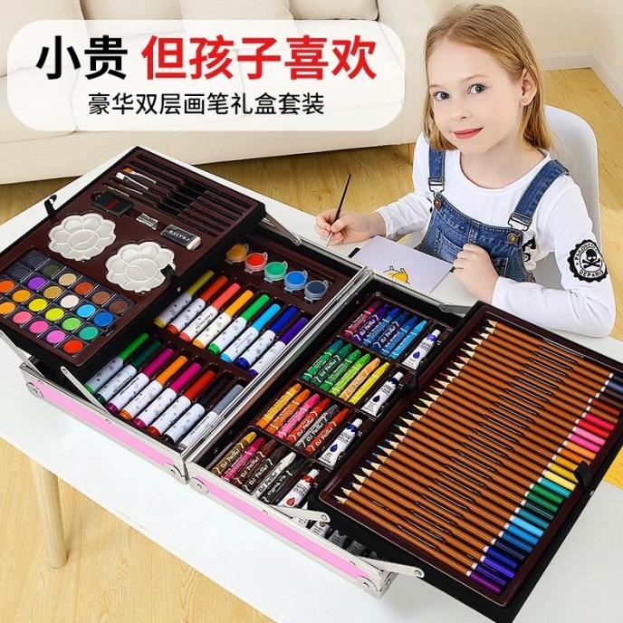 

Set Alat Gambar Anak Tulis Lukis Koper Box Jingjing Import - Alat Luk