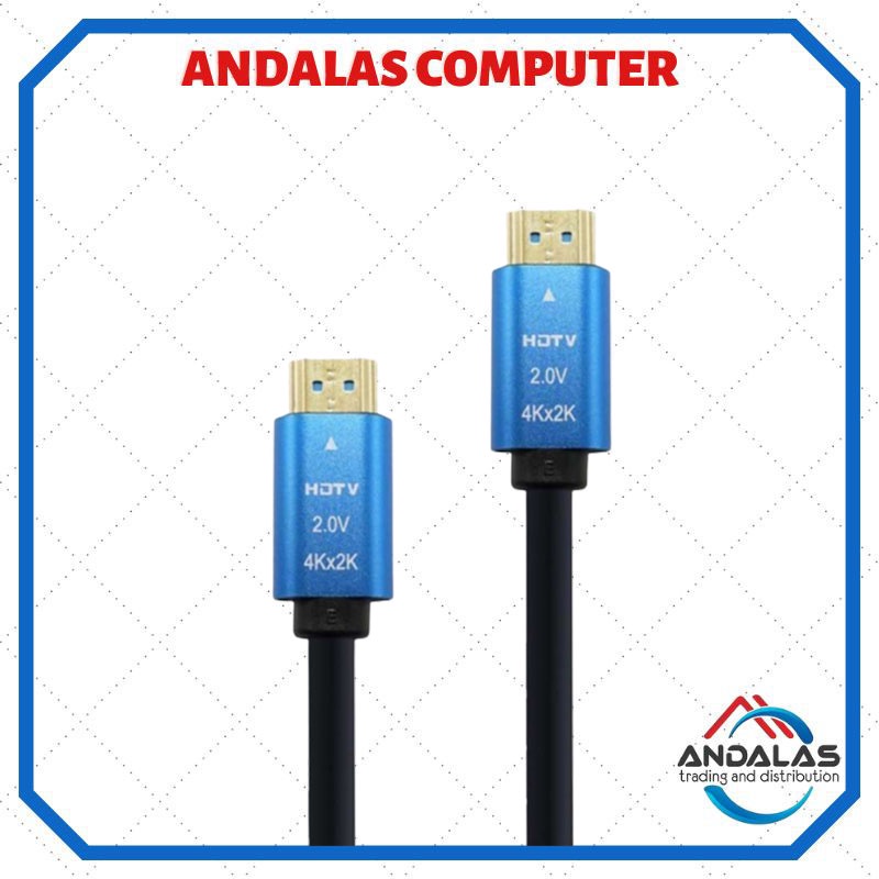 KABEL HDMI HDTV 10M 15M 4K VERSI 2.0 V2 HIGH SPEED CABLE