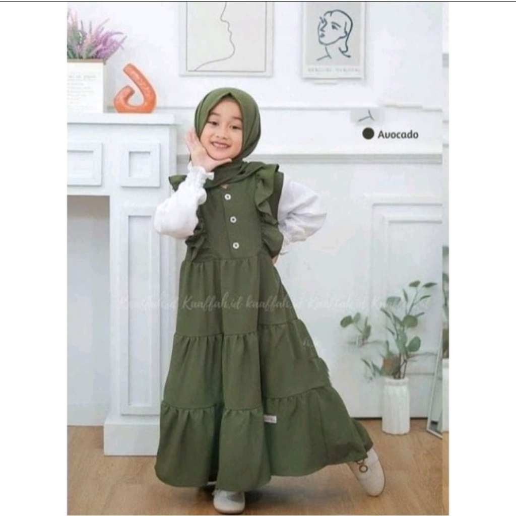 DRESS ANAK - BAJU ANAK KEKINIAN - GAMIS ANAK