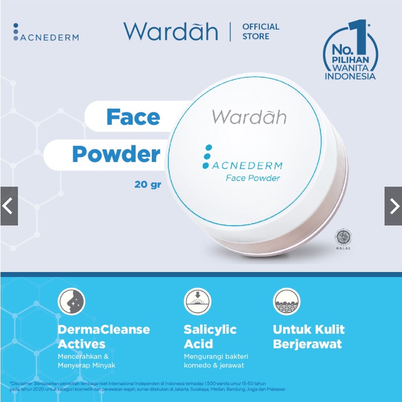 Wardah Acnederm Face powder