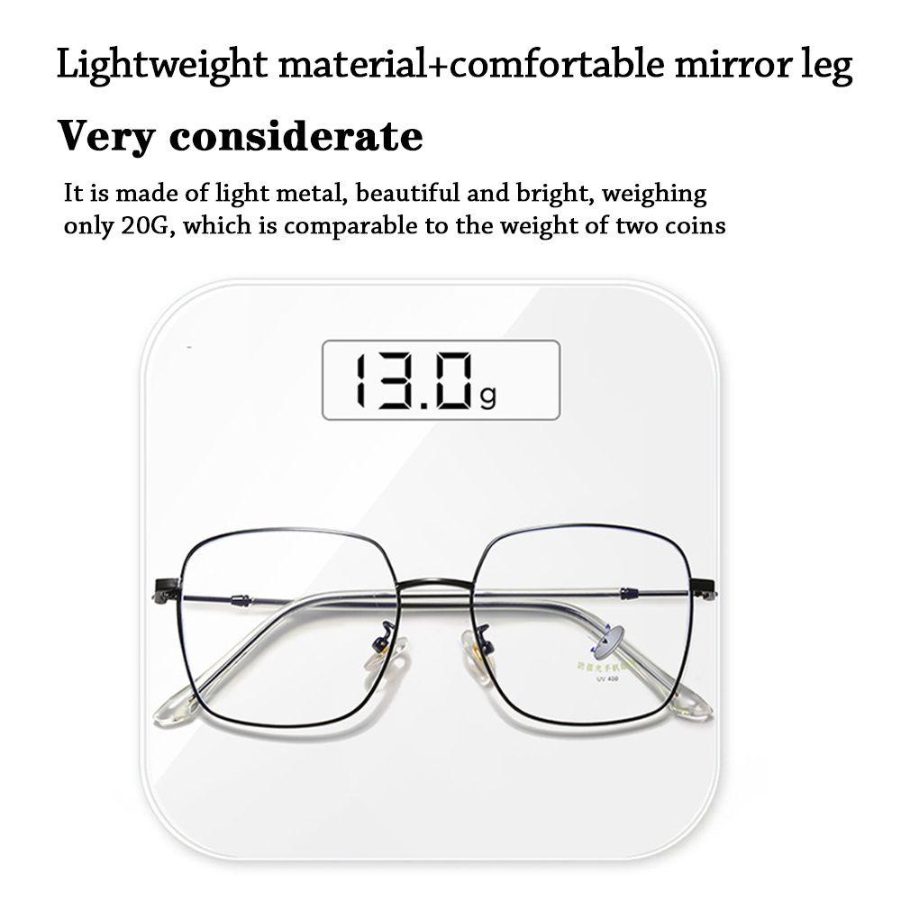 Nanas Anti-Cahaya Biru Kacamata Kantor Tahan Lama Pelindung Mata Bingkai Ultra Ringan