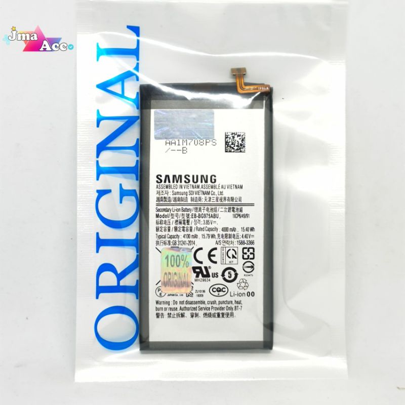 Original 100% Baterai Samsung S10 Plus battery Baterai