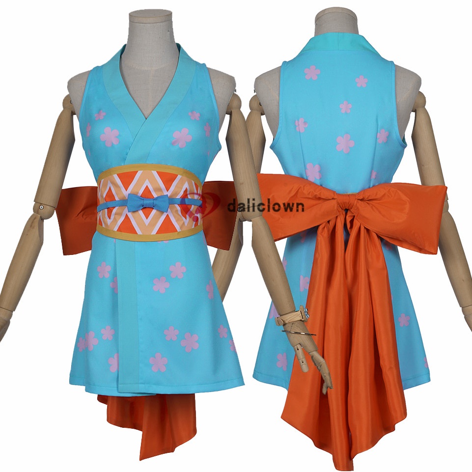 PREORDER Anime One Piece Wano Country Nami Cosplay Costume Wanokuni Nami Sexy Kimono Dress Women Adu
