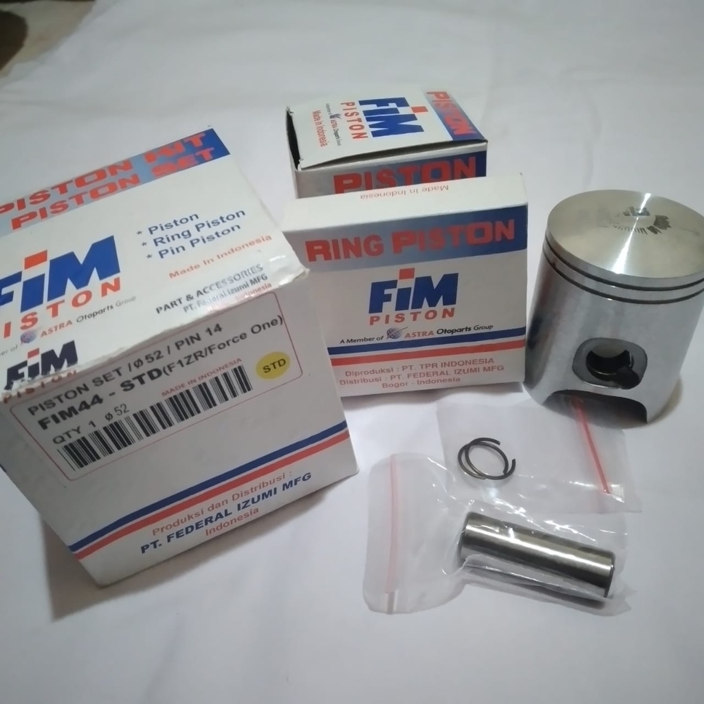 PISTON KIT SEHER KIT F1ZR / FORCE 1 PIN 14 OS STD 25 50 75 100 125 150 175 200 225 250 300 350 400 FIM 44 ORIGINAL 100%