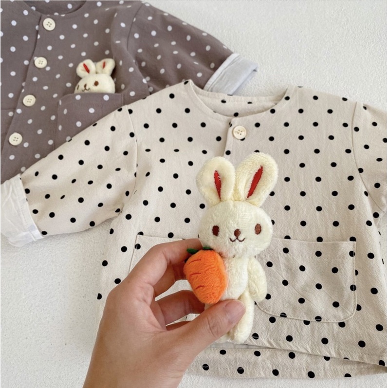 Bunny polka outer bayi perempuan