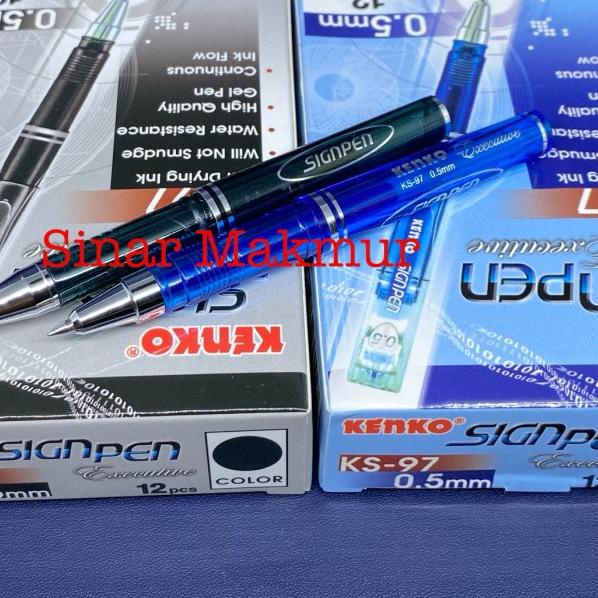 

Pulpen / Ballpoint / Kenko Sign Pen KS-97 - Hitam