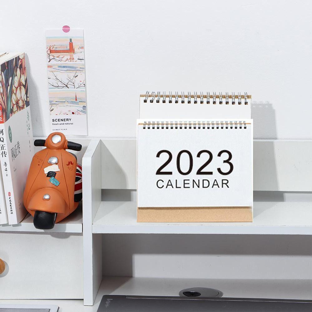 Nanas 2023kalender Kertas Desktop Kantor Gambar Tangan Planner Tahunan Agenda Organizer