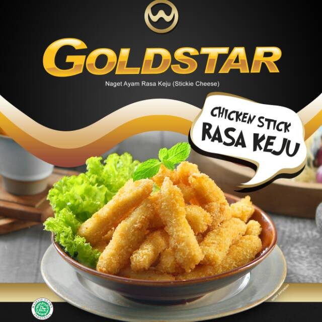 

Goldstar Chicken Stick Rasa Keju 500gr
