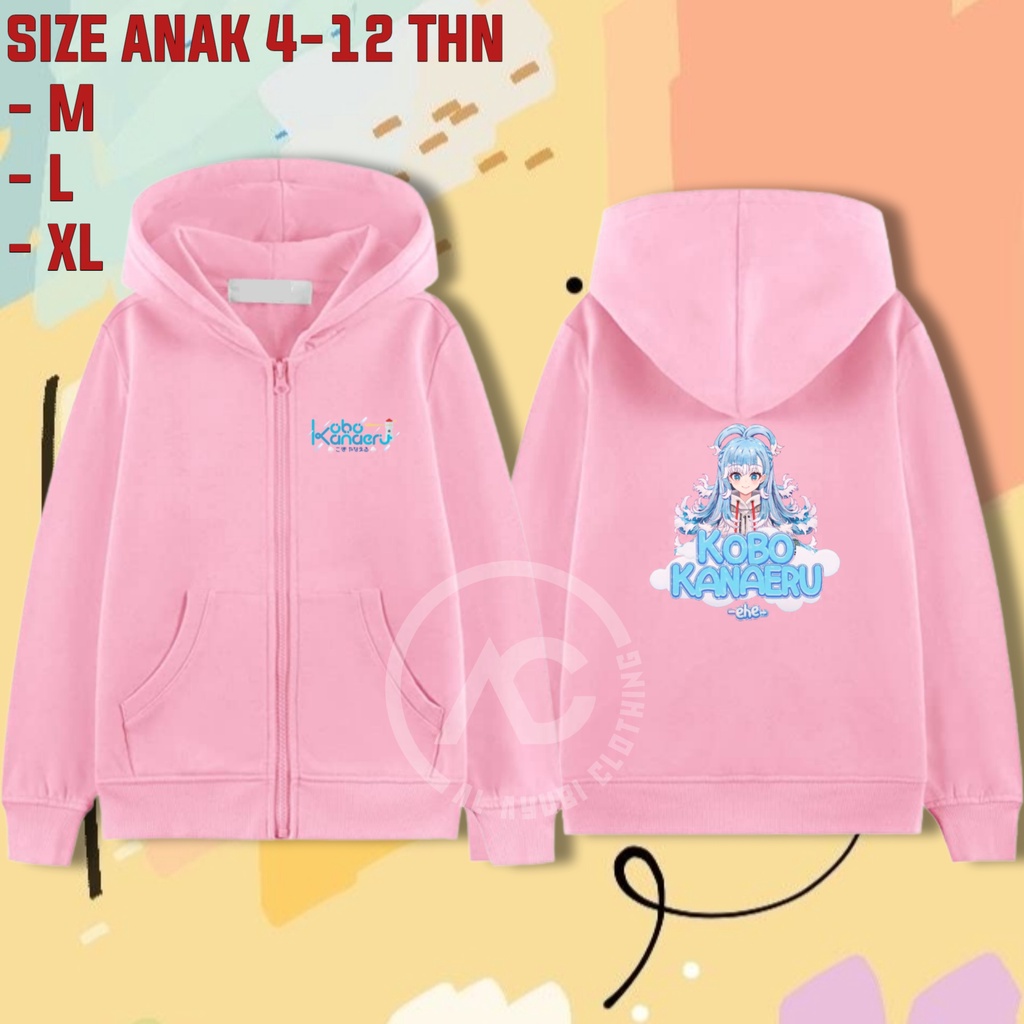 Hoodie Zipper Anak KOBO KANAERU / Zipper Anak KOBO KANAERU