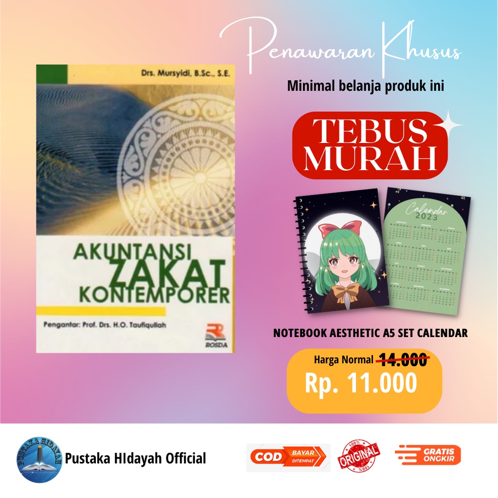 Jual Buku Akuntansi Zakat Kontemporer Mursyidi Buku Akuntansi Buku Ekonomi Buku Perguruan