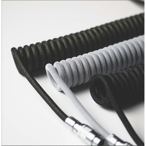 Noir Coiled Cable Aviator TypeC / Type-C YC8 Aviator Cable