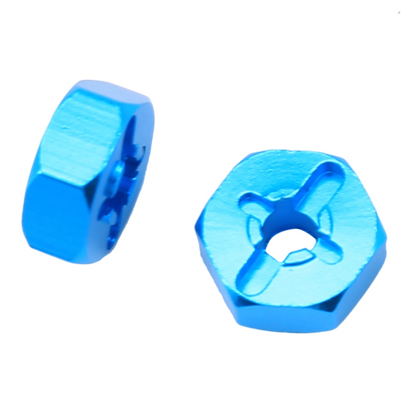 4pcs Hexagonal Combiner Wheel Rim Hex 7Mm Upgrade 12Mm Adaptor Metal Untuk Ban1Per18 Wltoys A949 A959 A969 A979 K929 1per10