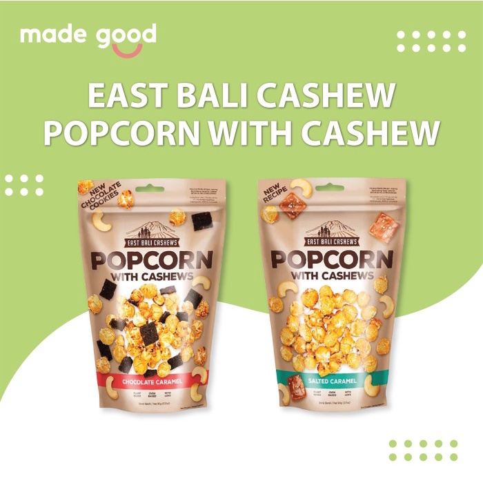 

Popcorn Caramel - Chocolate or Salted Bebas Gluten - East Bali Cashews