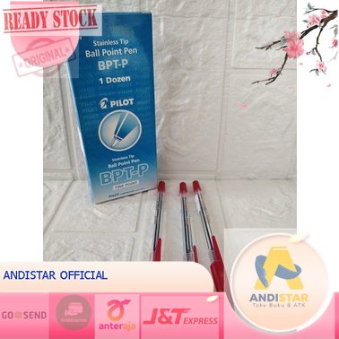 

BOLPEN PILOT BPTP MERAH